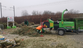 Broyage des sapins de Noël ! 