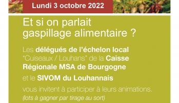  ET SI ON PARLAIT... GASPILLAGE ALIMENTAIRE !